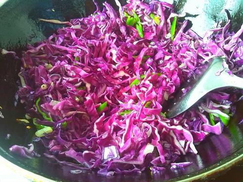 【素炒紫甘蓝】