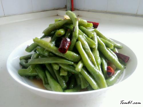 【炝炒四季豆】