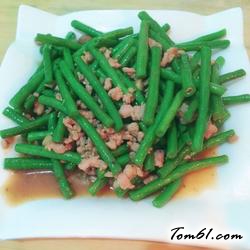 肉末豆角的做法2