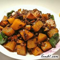 肉末烧土豆的做法