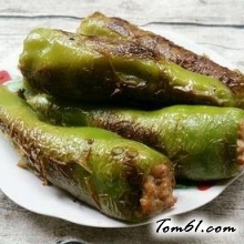 辣椒酿肉的做法