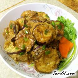 鱼香茄盒的做法