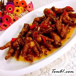 红烧香辣鸡爪的做法