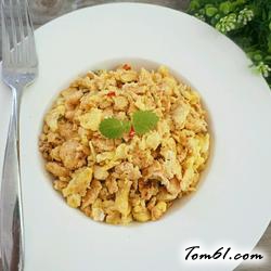 蛋炒鱼籽的做法