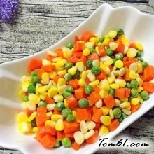 素炒三丁的做法