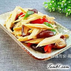 炝锅腐竹的做法