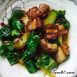 芥兰炒肉的做法