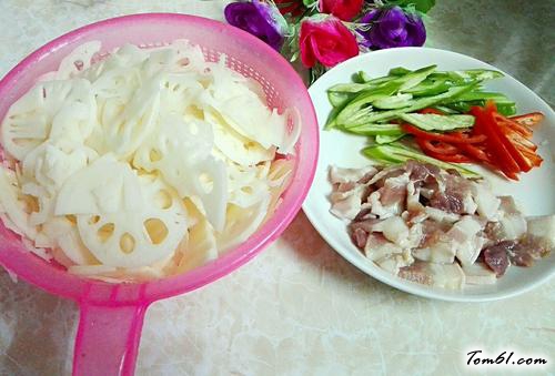 【辣椒炒莲藕】