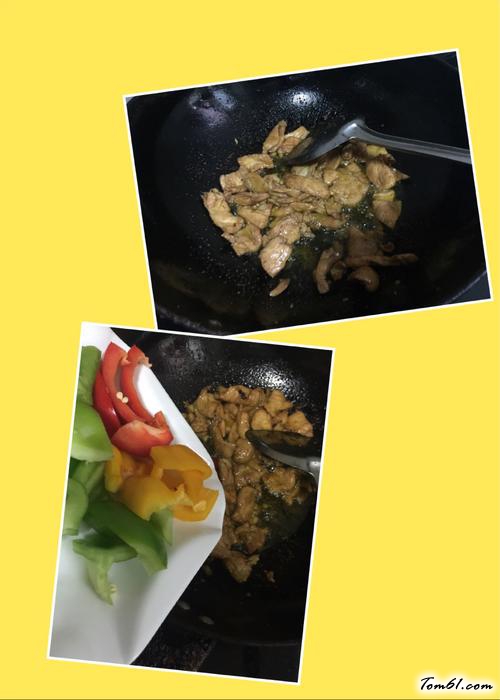 【彩椒鸡脯肉】