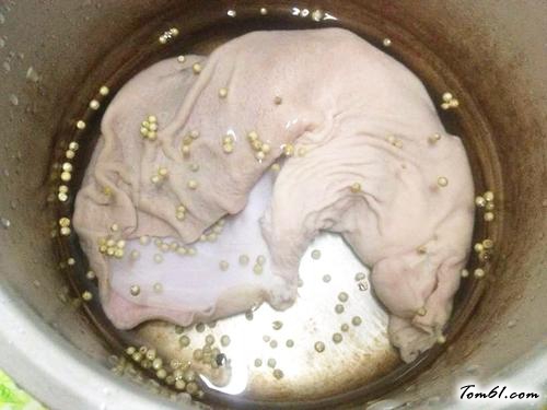 【洋葱爆猪肚】