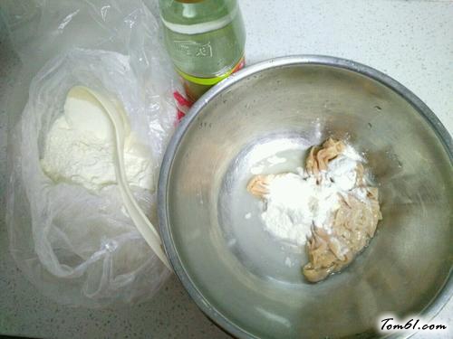 【韭菜炒鸭肠】