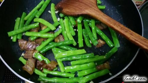 【四季豆炒腊肉】