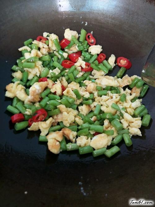 【四季豆炒鸡蛋】