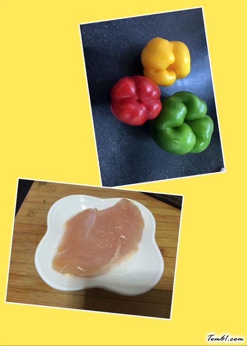 【彩椒鸡脯肉】