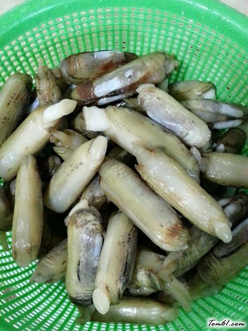 【葱姜辣炒蛏子】