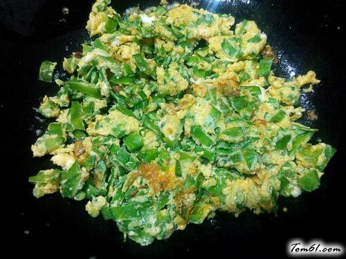 【荷兰豆煎蛋】