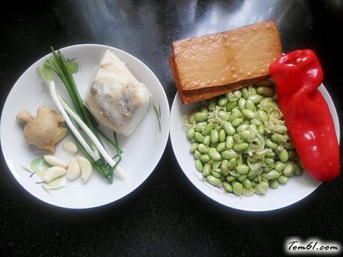 【毛豆烧咸肉】