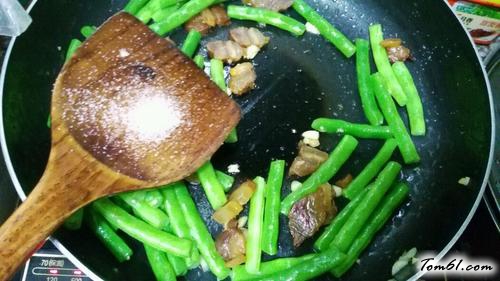 【四季豆炒腊肉】