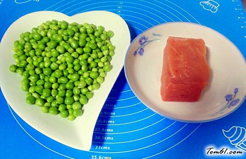 【肉末炒豌豆】