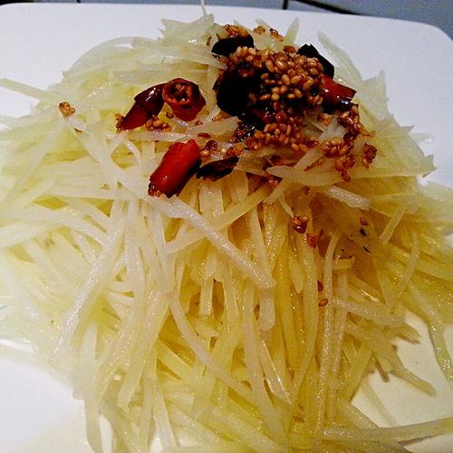 【炝土豆丝】