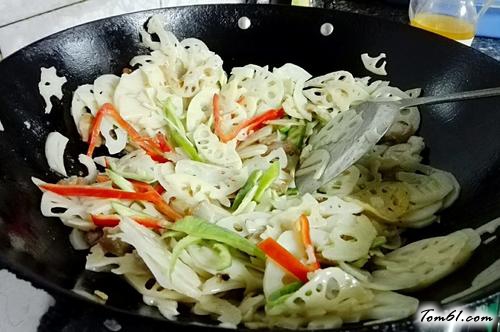 【辣椒炒莲藕】
