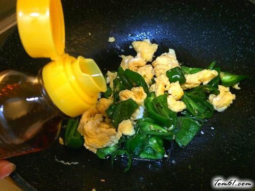 【尖椒炒鸡蛋】