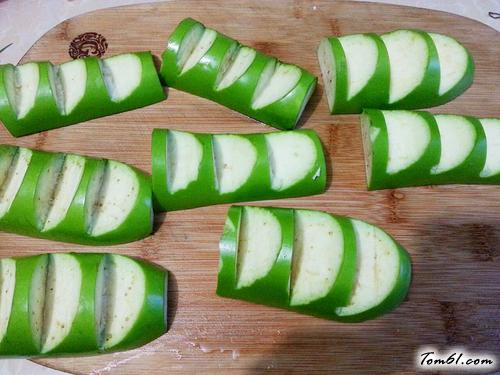 【香煎肉酱茄子】