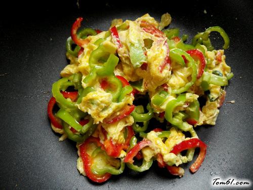 【尖椒炒鸡蛋】