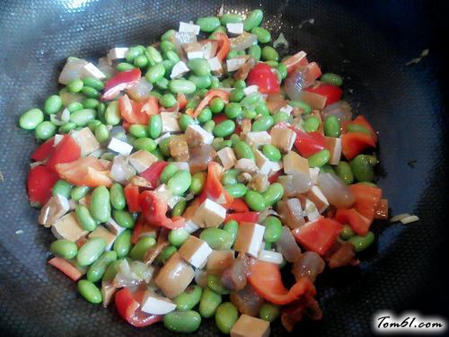 【毛豆烧咸肉】