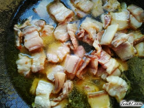 【红烧肉焖茄子】