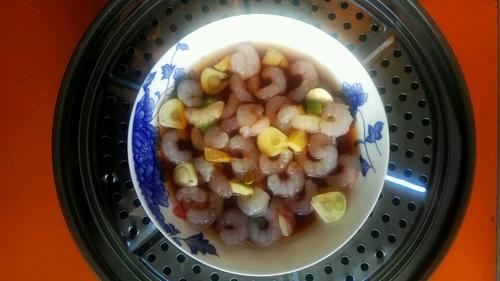 【虾仁扒油菜】