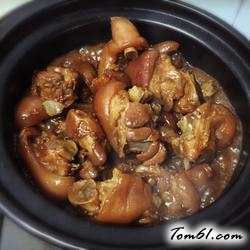 南乳焖猪手的做法