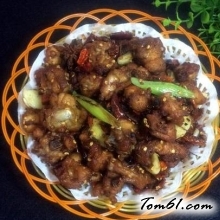 香辣鸡丁的做法