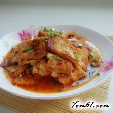 自创红烧豆腐块的做法