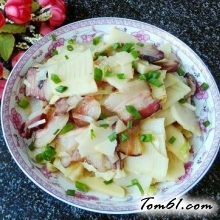 冬笋炒腊肉的做法