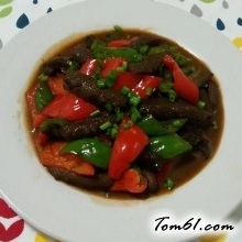 双椒炒海参的做法