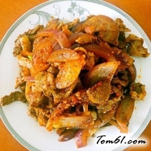 新疆炒烤肉的做法