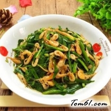 河虾炒韭菜的做法
