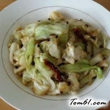 猪油手撕圆白菜的做法