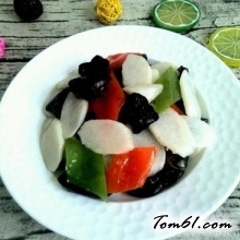 木耳炒山药的做法3