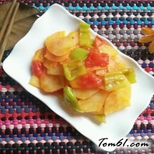 西红柿土豆片的做法