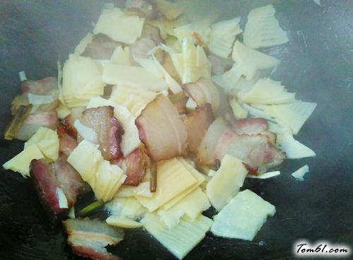 【冬笋炒腊肉】