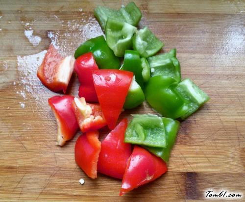 【彩椒炒杏鲍菇】