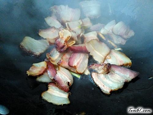 【冬笋炒腊肉】