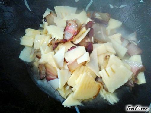 【冬笋炒腊肉】