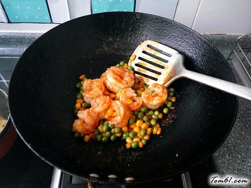 【杂蔬番茄炒虾仁】