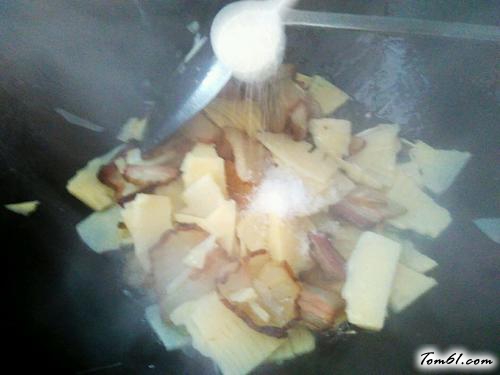 【冬笋炒腊肉】