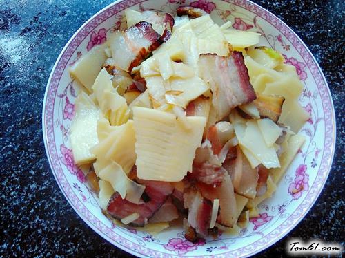 【冬笋炒腊肉】