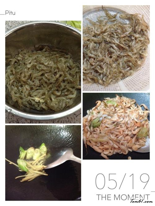 【河虾炒韭菜】