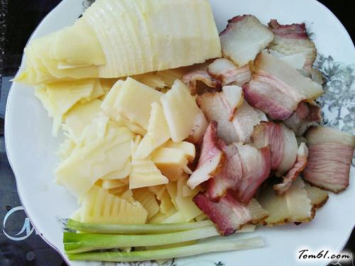 【冬笋炒腊肉】